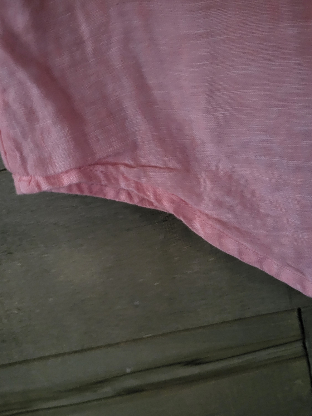 Christian Siriano Linen Pink Button Up Sleeveless Top L - Picture 5 of 9
